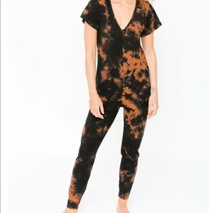 Smash & Tess Black Onyx sunrise Tie Dye romper